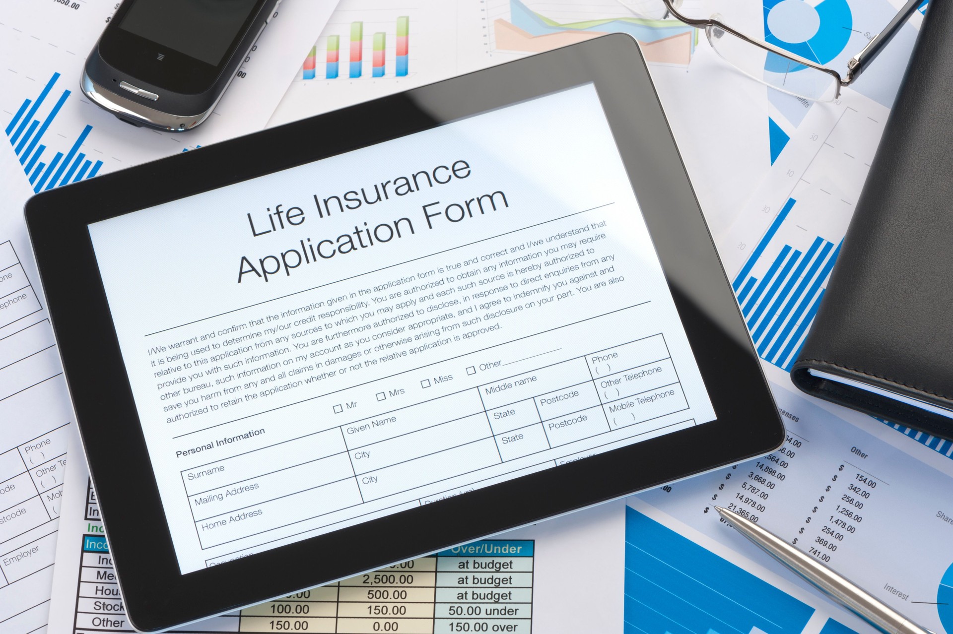 Formulario de solicitud on-line de seguros de vida